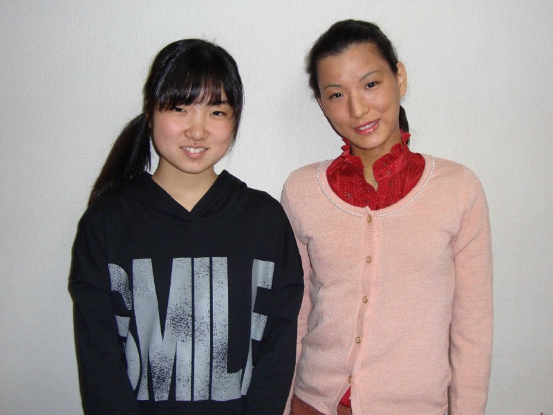 Ｓ・Ｋさん と 出井先生　　　熊谷女子高校 合格